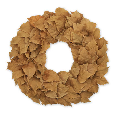 Couronne de feuilles artificielles de 20 po pour la porte d'entrée