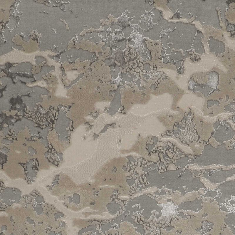 Tapis intérieur gris tissé à la machine 7 po x 10 po