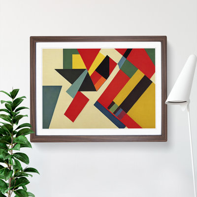 XH1022-6056X Modern Bauhaus Art Vol.2 Abstract - Single Picture Frame Print
