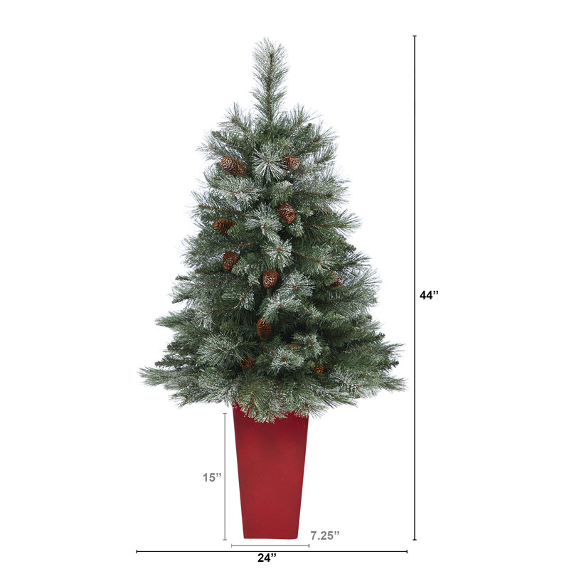 Arbre de Noël artificiel pin vert Alpes françaises