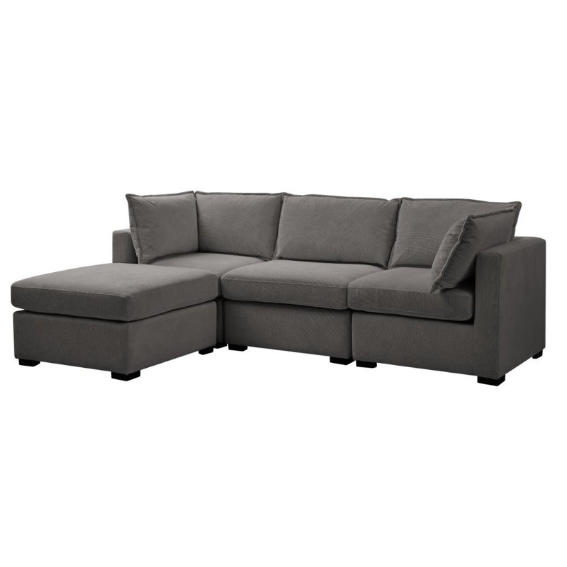 Iris 3 Seater Corner Sofa , Grey