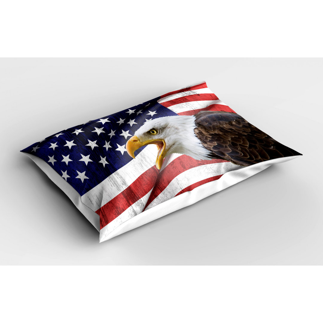 Eagle Polyester Sham Set Ambesonne 