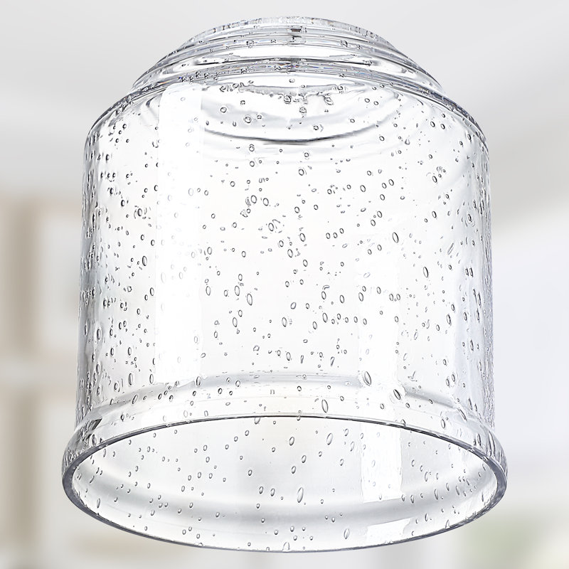 Abat-jour en verre bullé 4,75 po