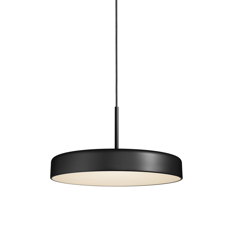 Luminaire suspendu Bobber, Noir mat, H 11 po x l 20 po x P 20 po