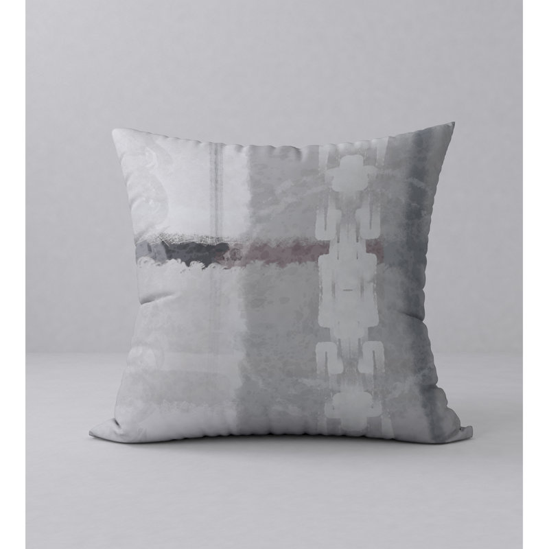 Abstract Reversible Throw Pillow, 24" x 24"