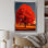 " Most Beautiful Yellow Tree In The Countryside "