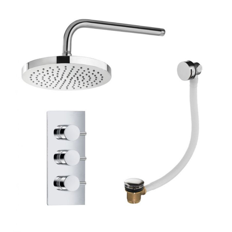  Thermostatic Shower with Fixed Shower Head