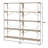 5 Tier Large Book Shelf, Bookcase Home Office Open Bookshelf,Shelves For Living Room, Office Shelf,Vintage Industrial Style Bookshelf With White Metal Frame, White-40314495