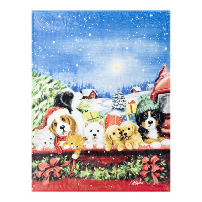Jeté de Noël de qualité supérieure super doux, confortable et léger