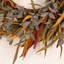Grande couronne de blé artificielle 26 po avec baies de feuilles d'automne décorées pour la fête de l'Action de grâce-1039365907