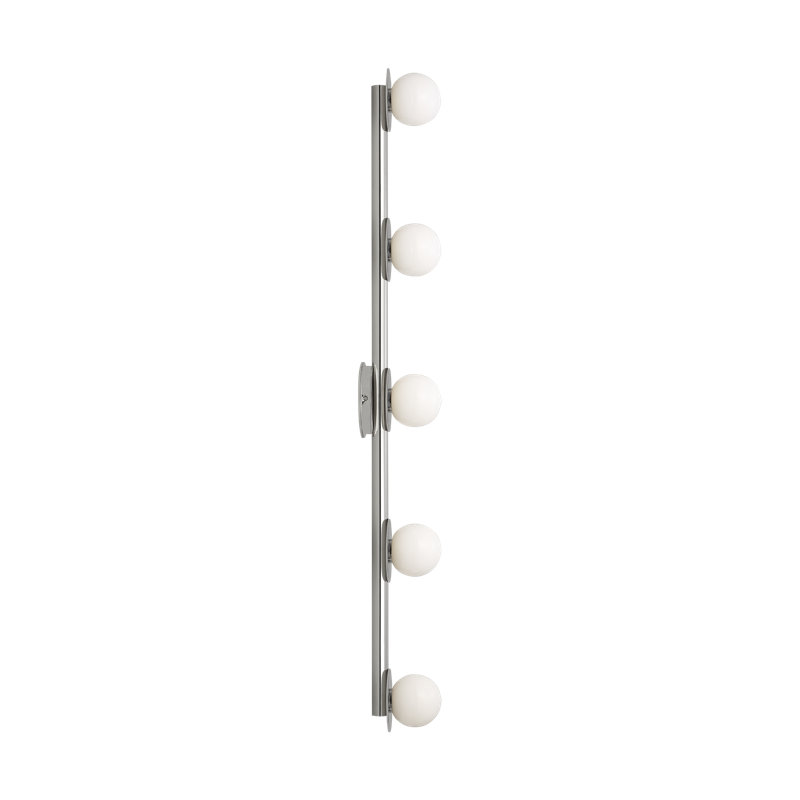Nodes 5 - Light Vanity Light, Polished Nickel