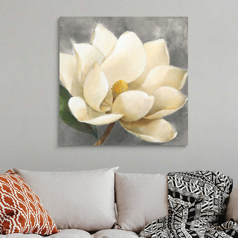 Art mural sur toile Magnolia Blossom, H 36 po x l 36 po x P 1,25 po, Toile tendue