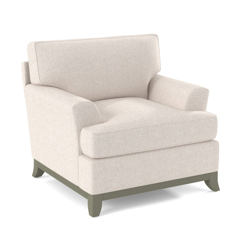 Fauteuil large Oaks Way, Performance du sucre blanc; 0863-91, Pierre grise