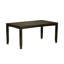 Ensemble de table de salle à manger 7 pièces composé d'une table rectangulaire avec rallonge papillon et 6 chaises de salle à manger en lin, cappuccino