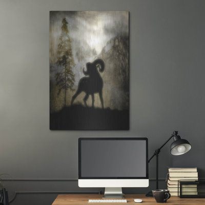 «Mystic Big Horn» par Lightbox Journal, art mural en métal