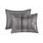 Luxurious Grey Jacquard Bedding Sets, Polyester Comforter With Elegant Design
