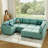 Edorta Upholstered U-Shaped Sectional-1240192670