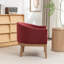 Fauteuil avec pieds en bois massif-131080927