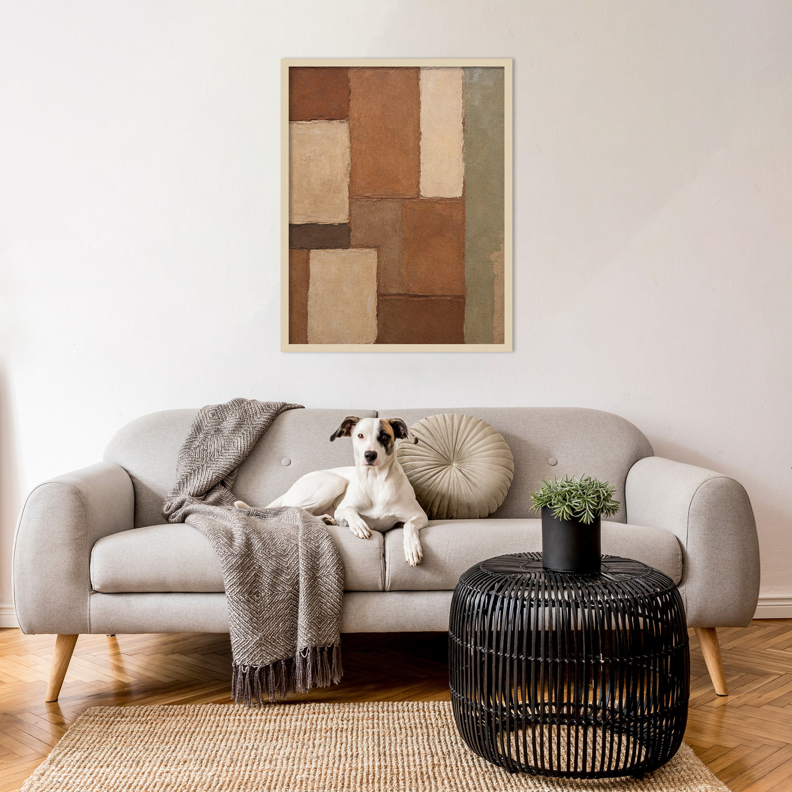 Arcilla Print by Dan Hobday, Brown, 33" H x 26" W