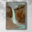 Turquoise Falls I, reproduction encadrée - bois massif-1075729361