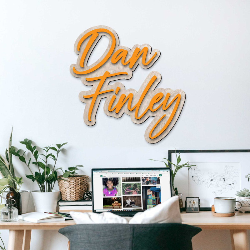 Décoration murale personnalisable, H 22 po x l 36 po x P 0,5 po, Oui