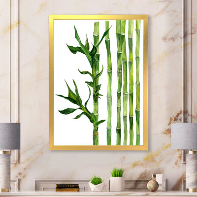 Bamboo Branches in the Forest III - Photographie de cadre photo sur toile