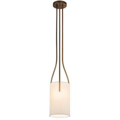 Luminaire suspendu cylindrique simple à 1 lumière Gaida