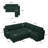 Nairoby Corduroy L-Shaped Sleeper Sectional -1536589876