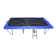 Teamson By Crowntec 15X9ft Black Rectangular Trampoline With Ladder & Enclosure