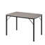 Table de salle à manger industrielle 43,3 po pour 4 personnes - Bureau de cuisine gris pour la salle à manger ou le salon (table seulement)-151759796