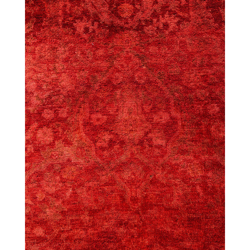 Overyed One-of-a-Kind Runner 2'7" X 12'1" Hand Knotted Area Rug