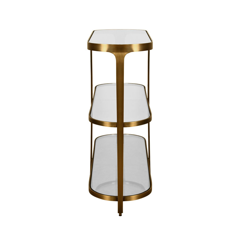 52'' W Glass Console Table
