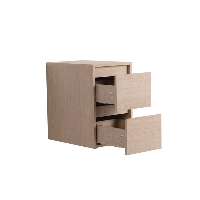Meuble-lavabo simple 54 po avec lavabo en céramique et conception sans poignée, Frêne, 54"