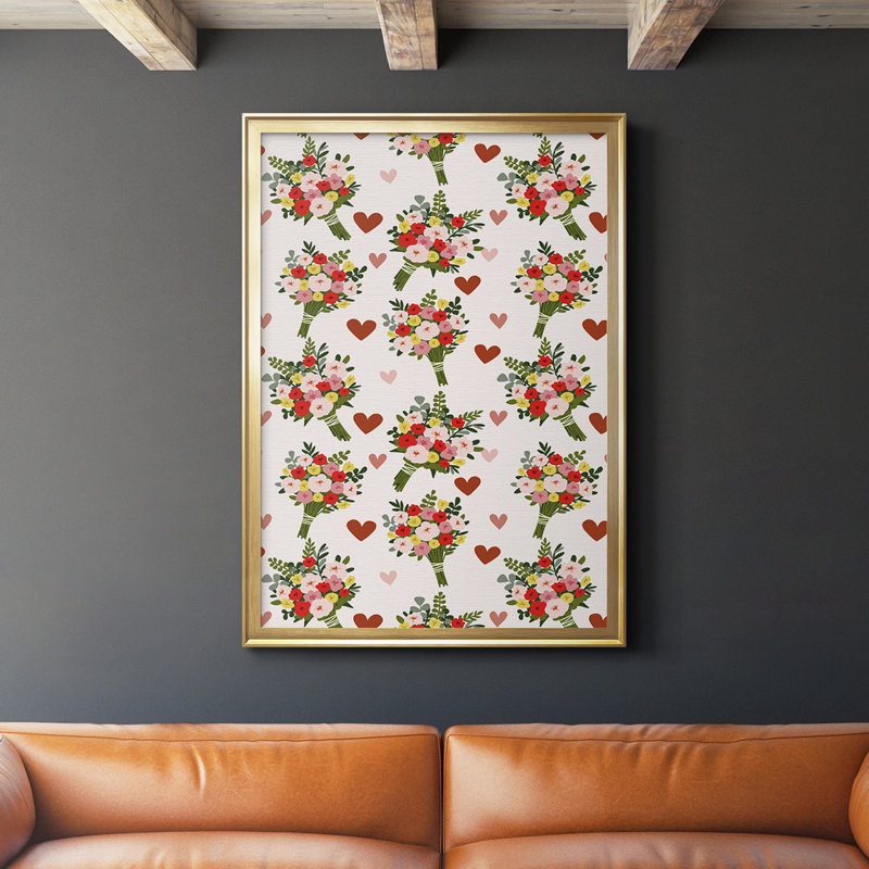 Toile encadrée de qualité supérieure - prête à être accrochée, Or, H 42,5 po x l 30,5 po