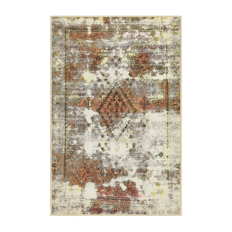 Abstract Indoor Rug, Rectangle 6' x 9'