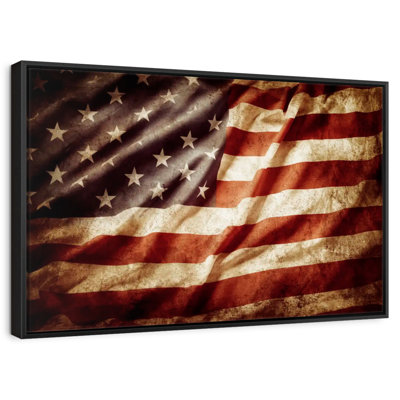 Textured American Flag