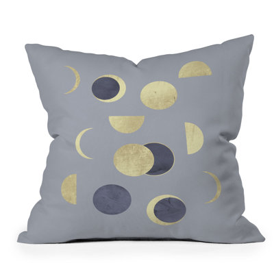 Emanuela Carratoni Moons Time Outdoor Square Pillow Cover & Insert