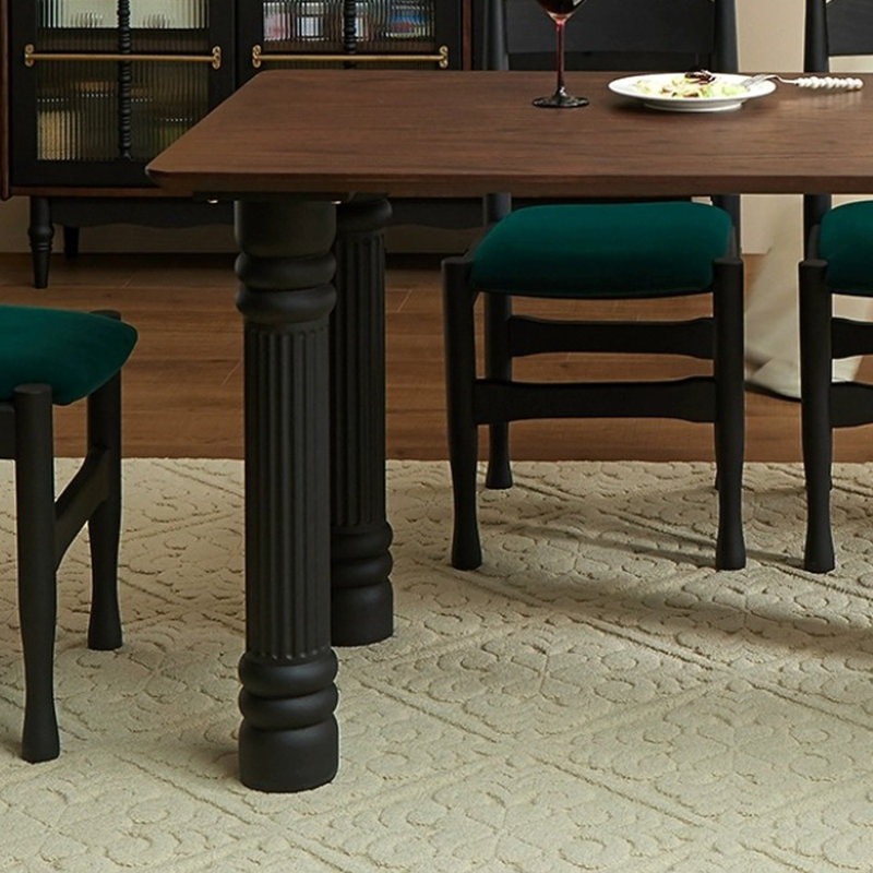 Table de salle à manger Vintage Elegant, H 29,52 po x L 70,86 po x l 31,49 po