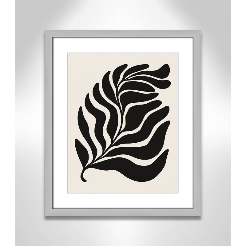 «Flow of Nature Print» par Royle, Argent mat, L 16 po x H 19 po, Imprimé mat