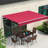 Engdash 96.5'' W x 0.01'' D Polyester Cover Retractable Patio Awning