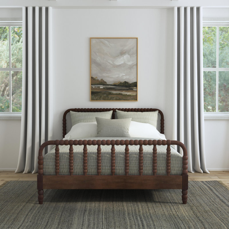 Benbrook Solid Wood Piece Bedroom Set, Antique Coffee, Queen
