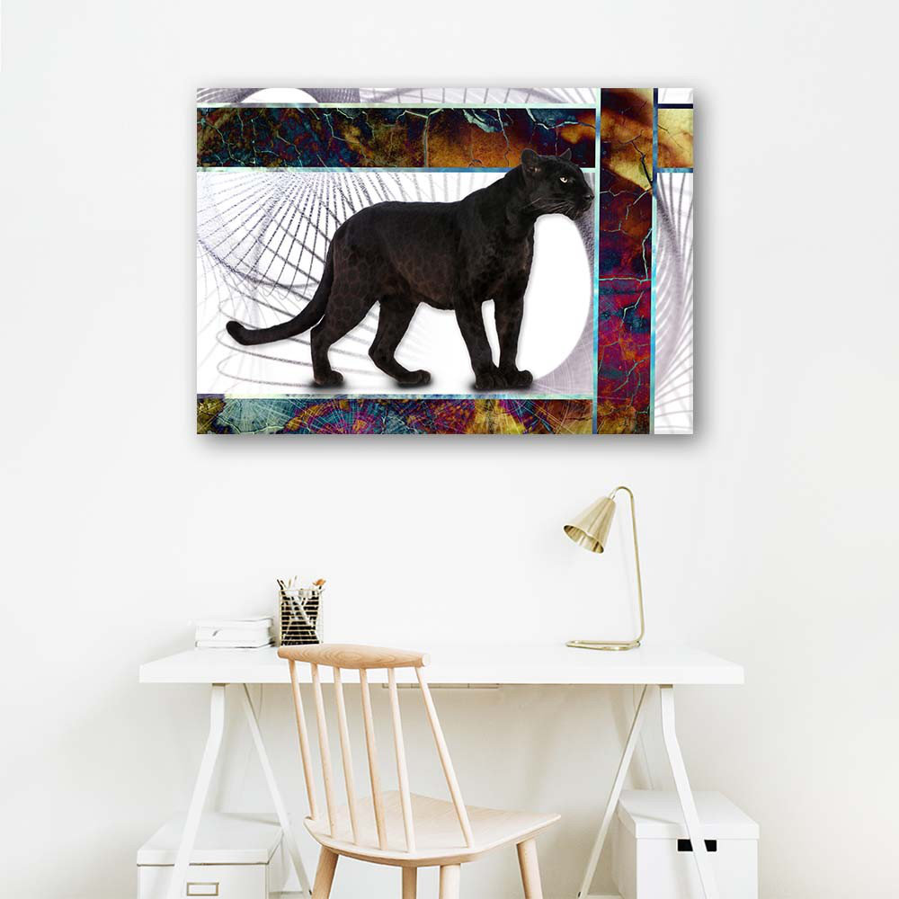 Leinwandbild Panther Animals