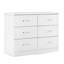 Ensemble de chambre à coucher 3 pièces Nevada (commode 6 tiroirs et 2 tables de chevet)