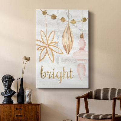 Elegant Ornaments Collection B -Custom Wrapped Gallery Cavas