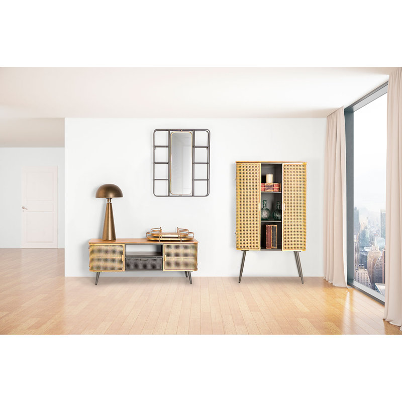 Metro Metal Rectangle Wall Mirror