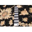 Tapis noir en laine noué à la main de conception unique 7 pi 9 po x 10 pi 1 po New Age Pilottown