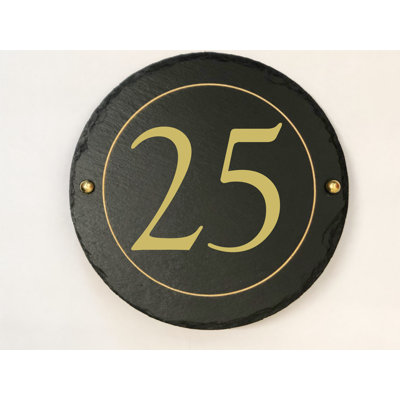 Easingwold 24cm H Stone House Number