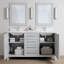 Ensemble de meuble-lavabo double 63 po avec miroir Zakare-1719862965