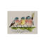 Three Little Birds Watercolor, Built-In Wooden Frame, 16 X 20