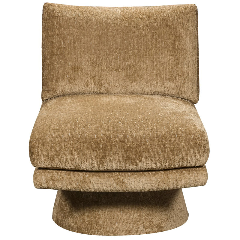 Mira Swivel Chair, Callaloo Cotton